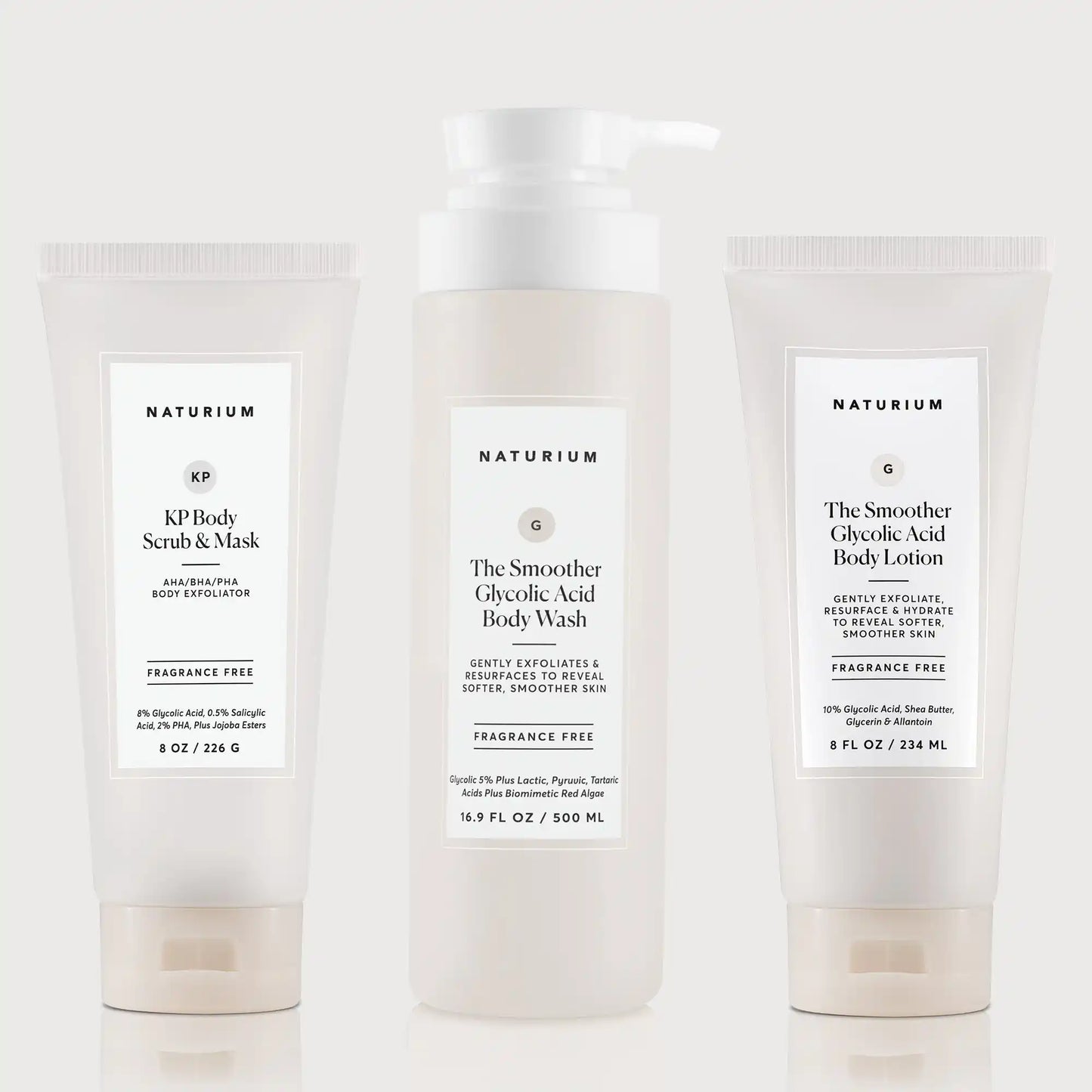 the-glycolic-acid-body-bundle-l9 NATR_KPScrub_SmootherBodyWash_SmootherLotion_Bundle_ecomm.webp