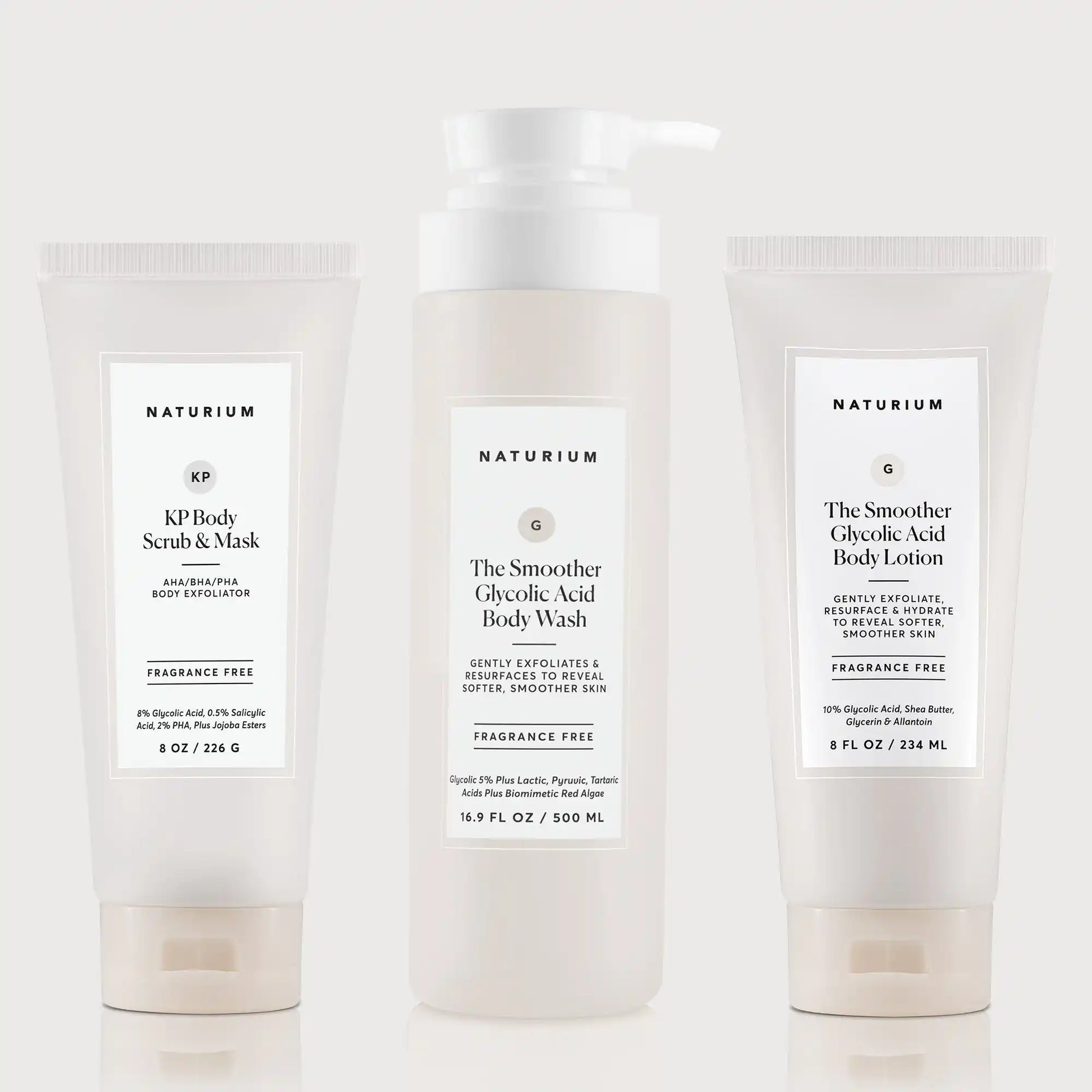 the-glycolic-acid-body-bundle-l9 NATR_KPScrub_SmootherBodyWash_SmootherLotion_Bundle_ecomm.webp